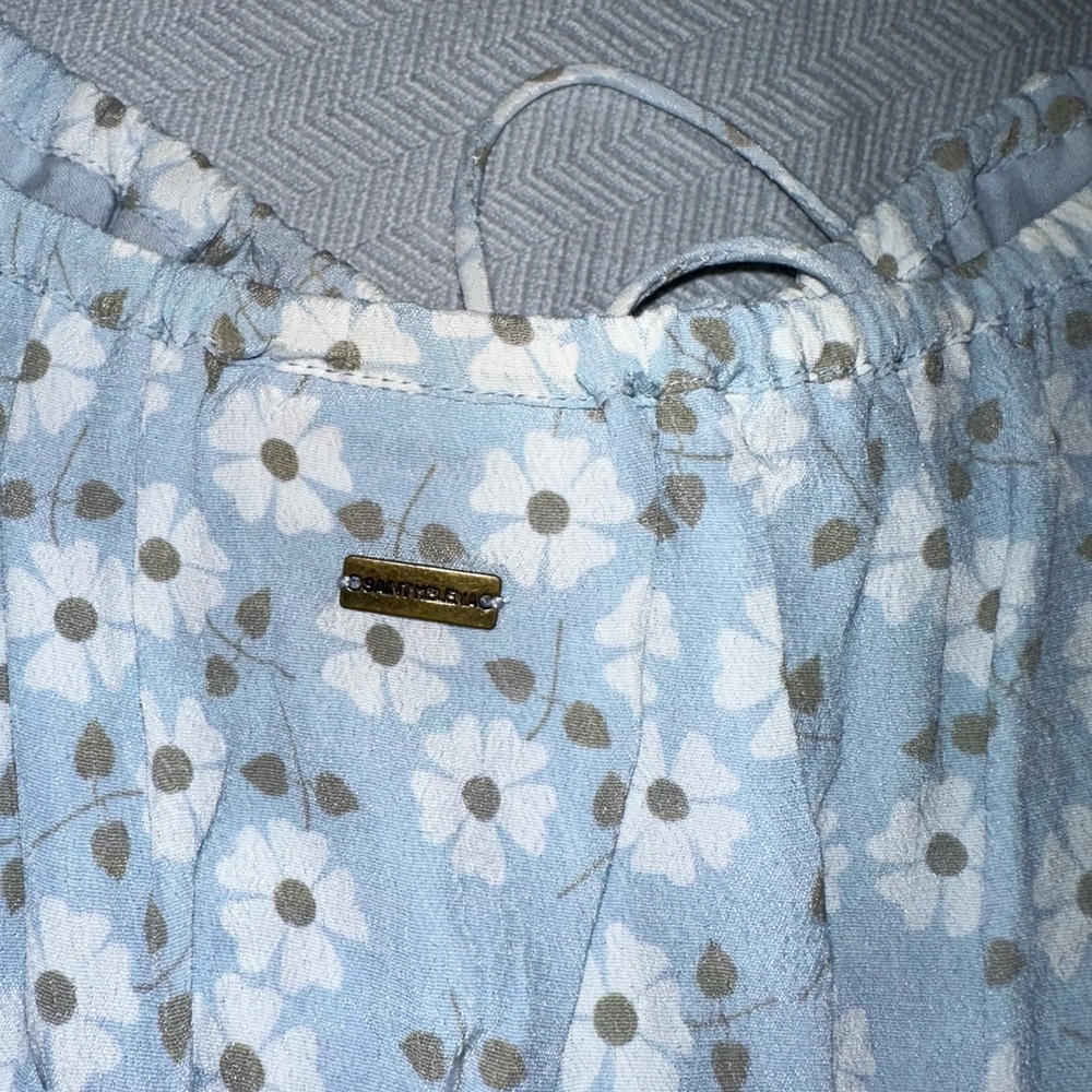 Saint Helena Blue Floral Dress XS - Picture 10 of 10